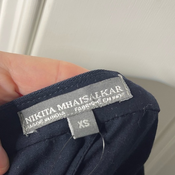 Anthropologie NEW NIKITA MHAISALKAR maxi tulle navy skirt size xs women’s - Picture 6 of 8
